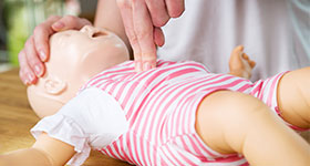Infant CPR dummy