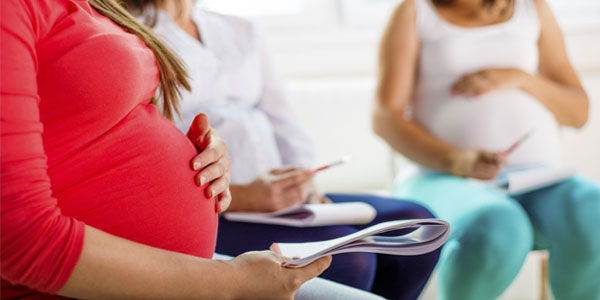 Prenatal class session