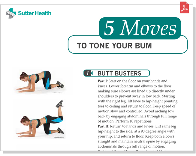 Glute Strengthening Workout