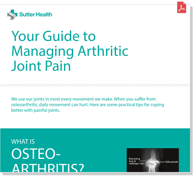 Preview cover of Your Guide to Managing Arthiritic Joint Pain