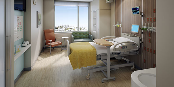 ACE hospital room at Mission Bernal campus