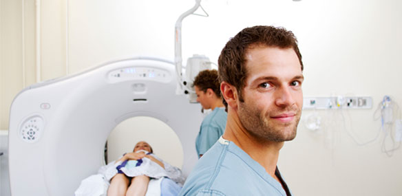 Male MRI technician