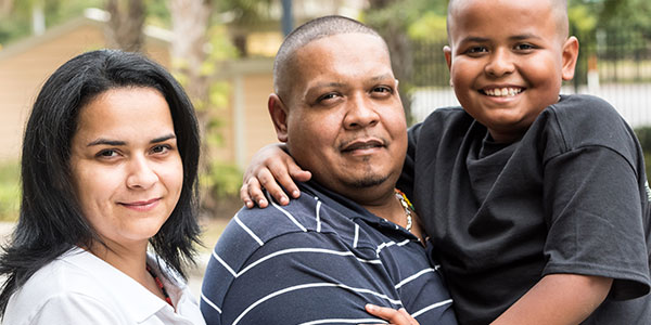 overweight hispanic family