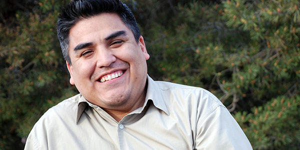 overweight smiling male headshot