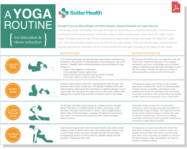 Yoga Routine for Relaxation