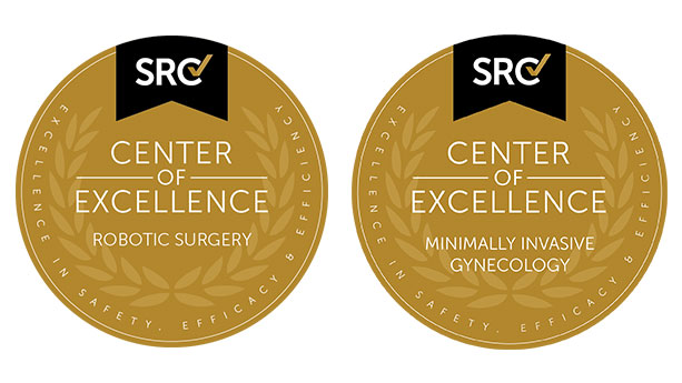 Center of Excellence, Minimally Invasive Gynecology and Center of Excellence, Robotic Surgery