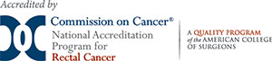 Commission on Cancer National Accreditation Program for Rectal Cancer logo