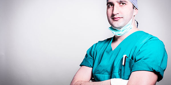 Portrait of a male surgeon