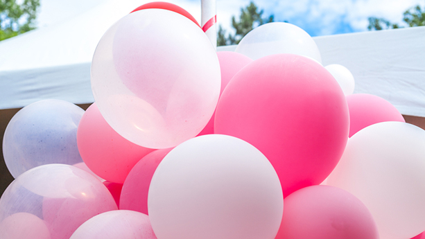 Pink balloons 